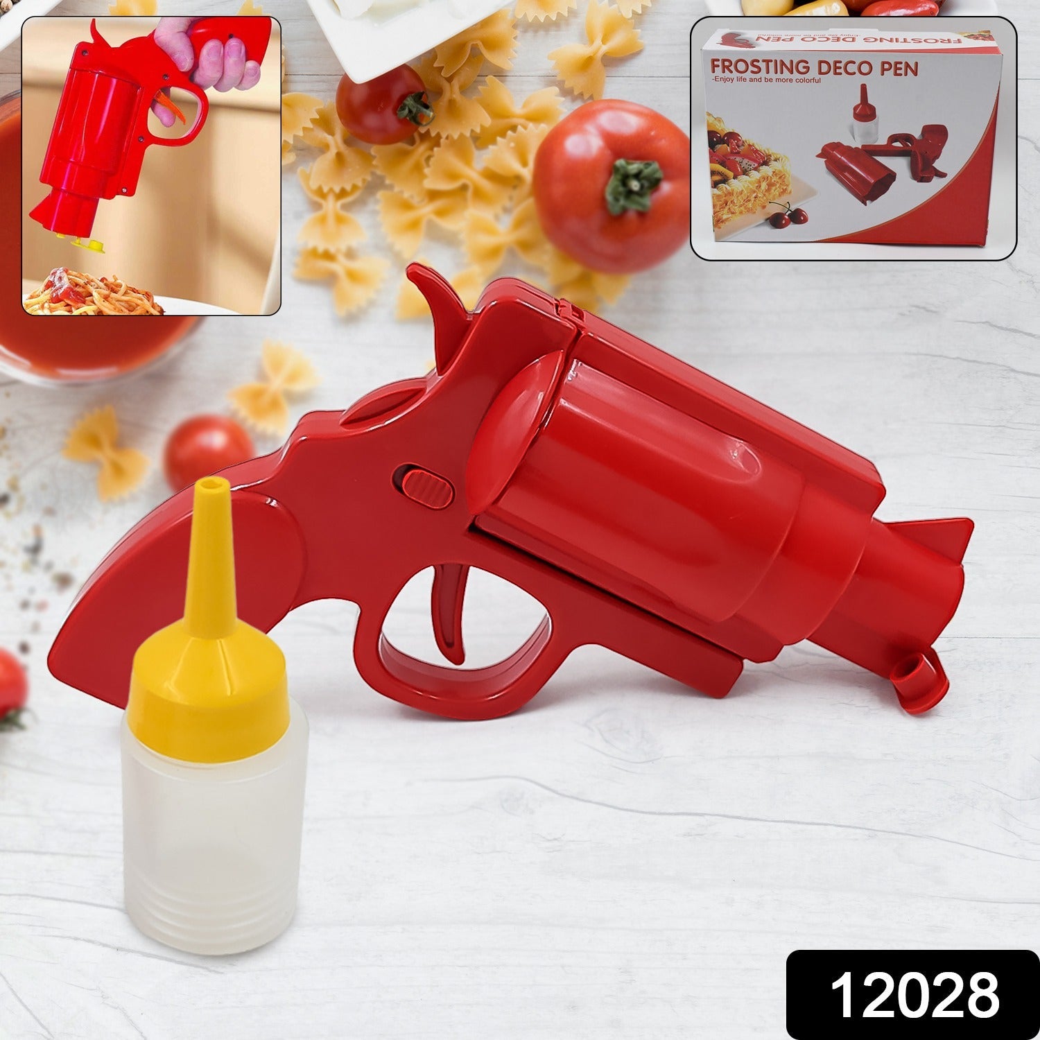 Ketchup Dispenser Mustard Bottle Gun (1 Pc) Ketchup Dispenser Mustard Bottle Gun (1 Pc)